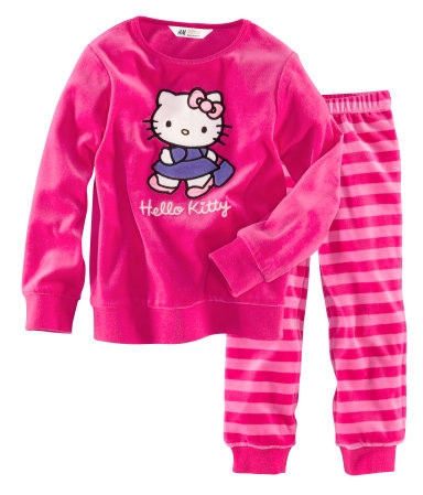 Bavlněné dívčí pyžamo Hello Kitty